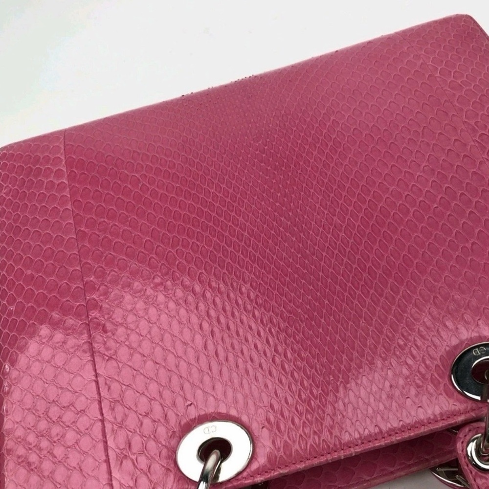 Dior Large Lady Dior Python 2Way Bag - Picture 11 of 16